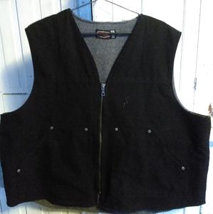 Jesse James Industrial Workwear Black Vest
